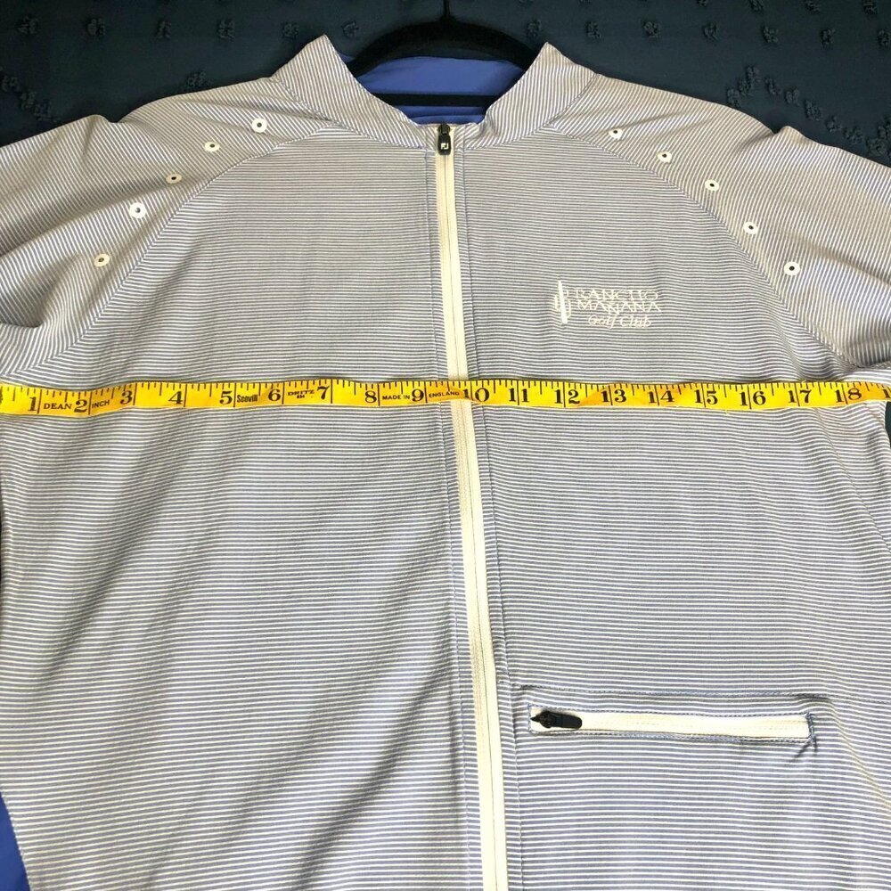 Footjoy Full Zip Hybrid Shirt, Size M - Picture 7 of 9